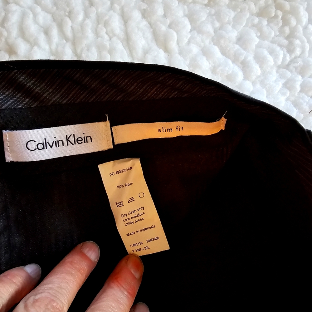 Calvin Klein black dress pants 34
